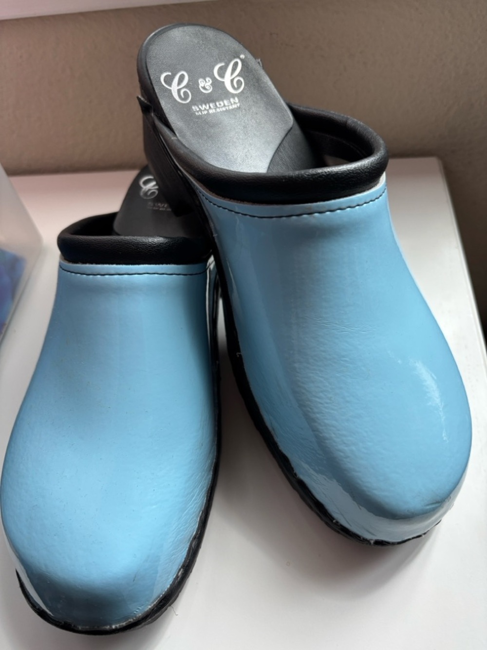 Light Blue Clogs